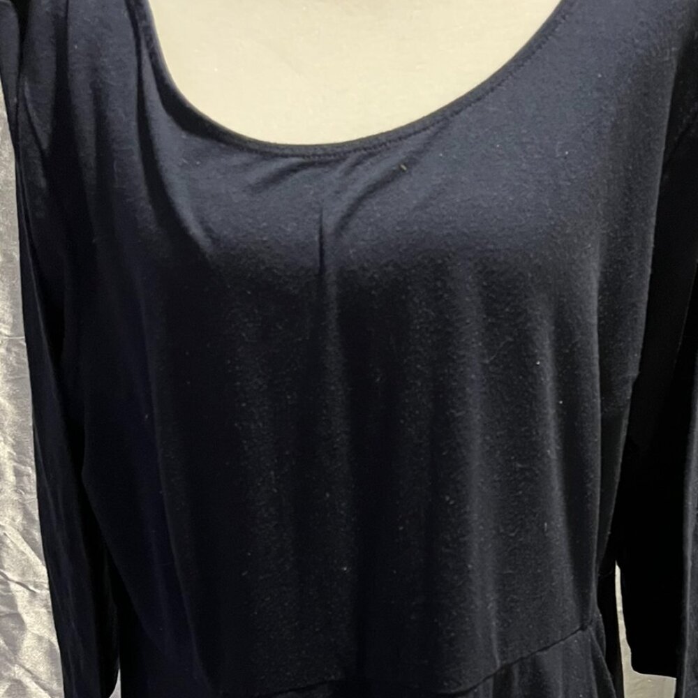 Slightly Worn Old Navy Jersey dress with 3/4 sleeves Sz XXLMidi